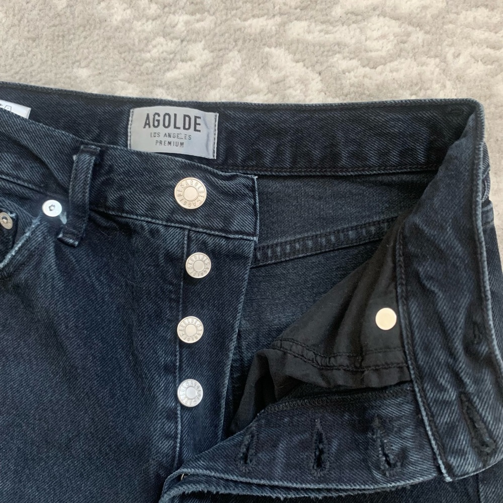 Agolde High Rise Ripped Jeans - Picture 2 of 8